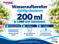 Aquani Wasseraufbereiter Gartenteich 5.000ml