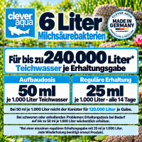 Clever Aqua Milchsäurebakterien 2x 6.000ml