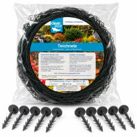 Clever Aqua Teichnetz 4 x 5 m schwarz, 20 x 20 mm...